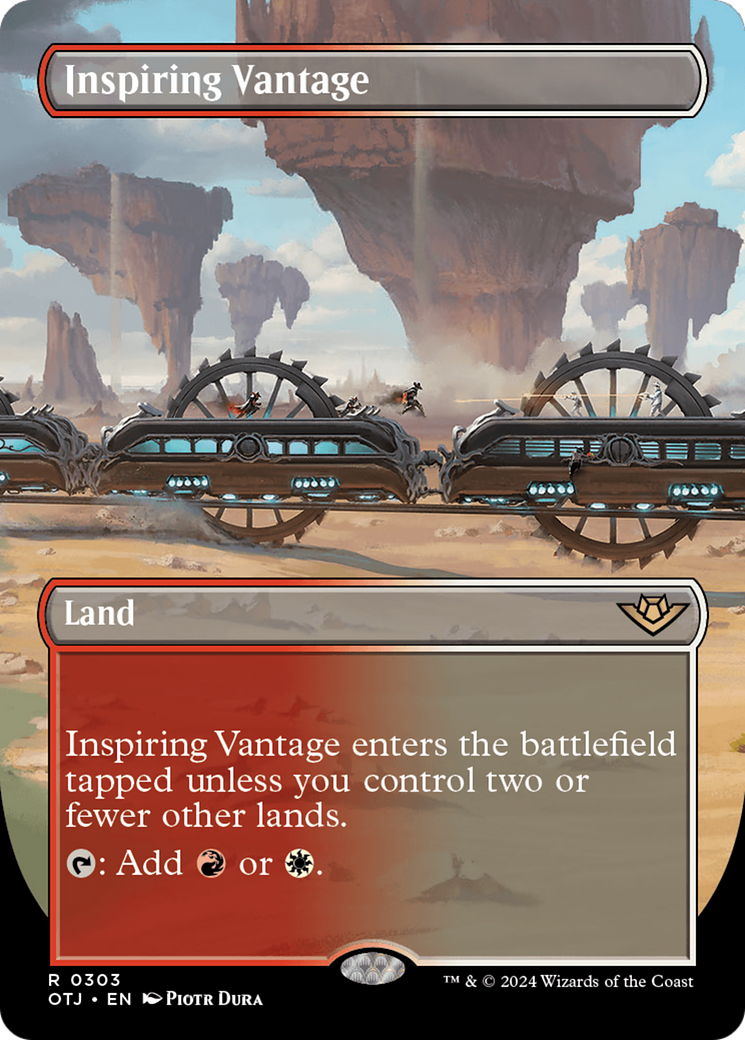 Inspiring Vantage (Borderless) [Outlaws of Thunder Junction] | Chromatic Games