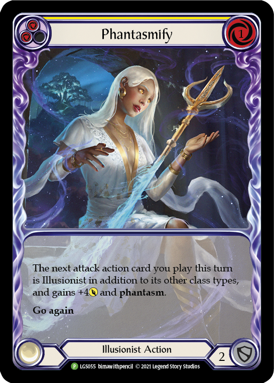 Phantasmify (Yellow) [LGS055] (Promo)  Rainbow Foil | Chromatic Games