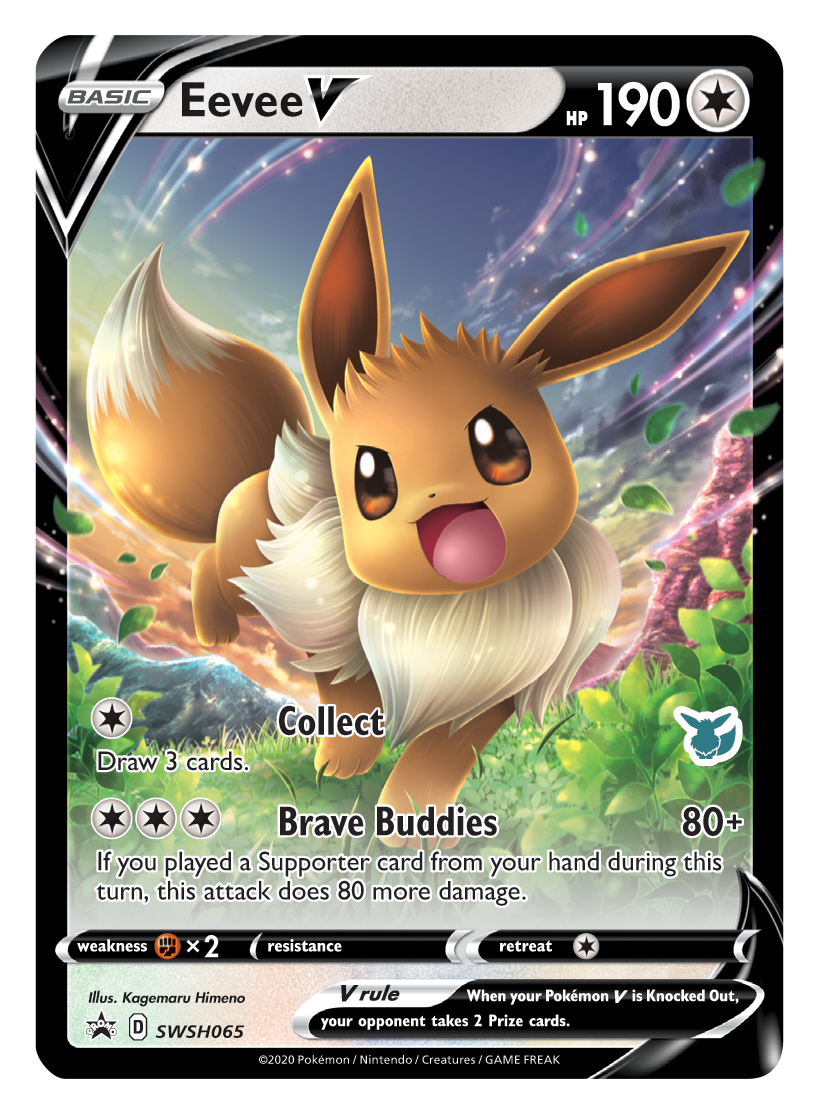 Eevee V (SWSH065) (Eevee Deck) [Battle Academy 2022] | Chromatic Games