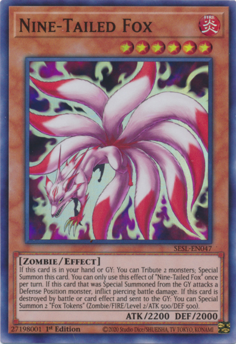 Nine-Tailed Fox [SESL-EN047] Super Rare | Chromatic Games