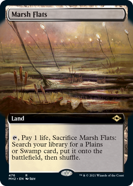 Marsh Flats (Extended Art) [Modern Horizons 2] | Chromatic Games