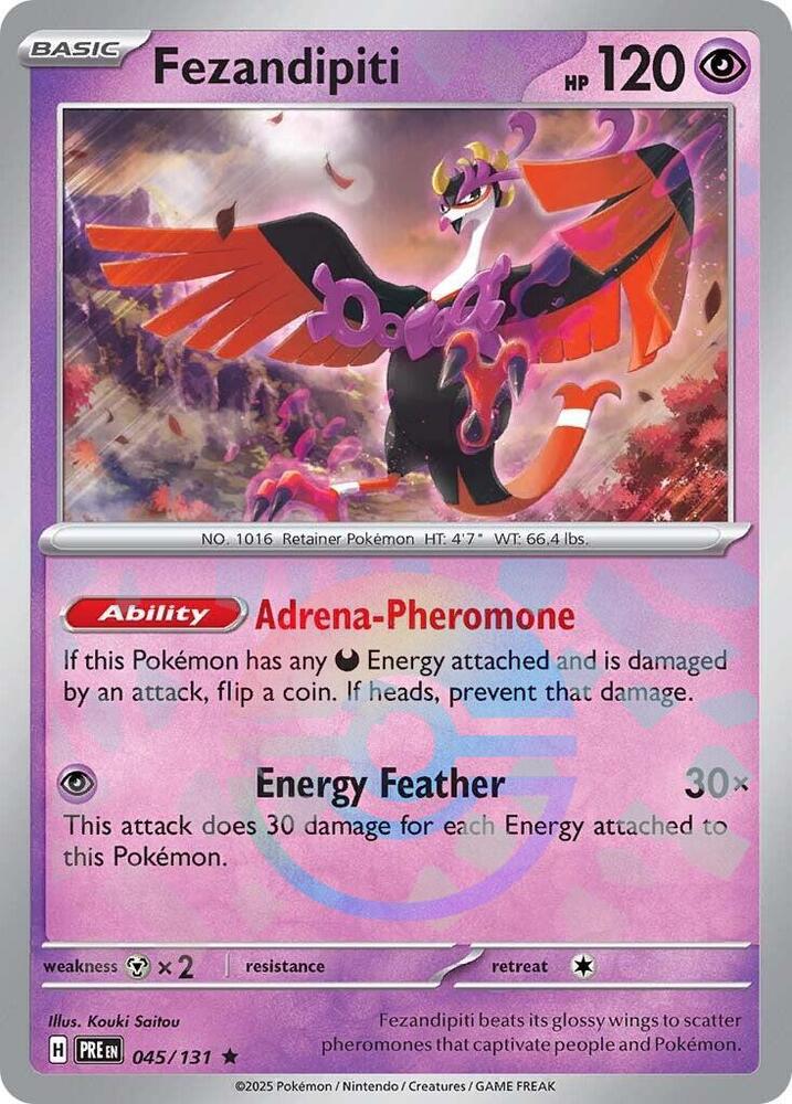 Fezandipiti (045/131) (Poke Ball Pattern) [Scarlet & Violet: Prismatic Evolutions] | Chromatic Games