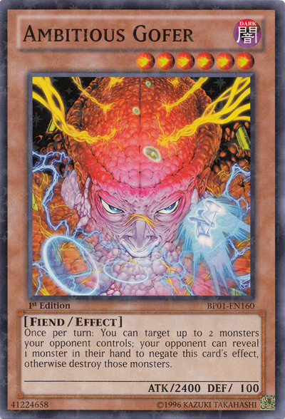 Ambitious Gofer [BP01-EN160] Starfoil Rare | Chromatic Games