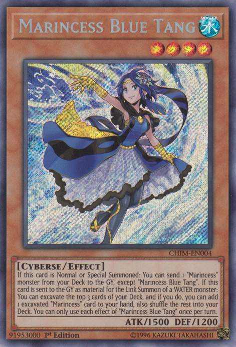 Marincess Blue Tang [CHIM-EN004] Secret Rare | Chromatic Games