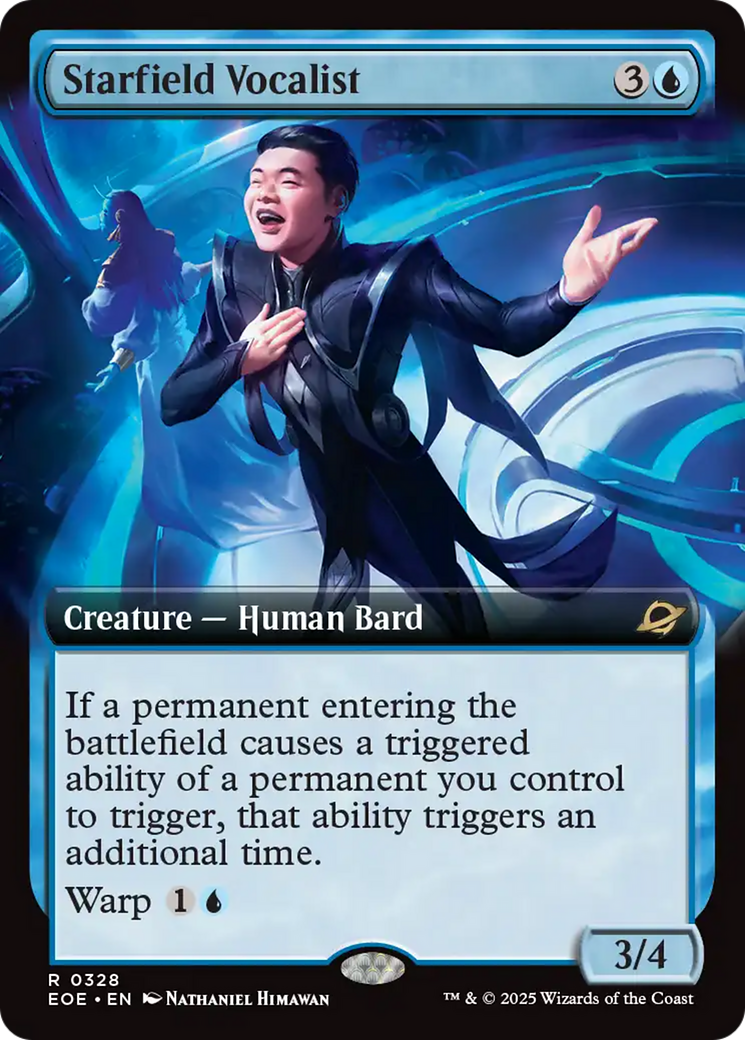 Starfield Vocalist (Extended Art) [Edge of Eternities] | Chromatic Games