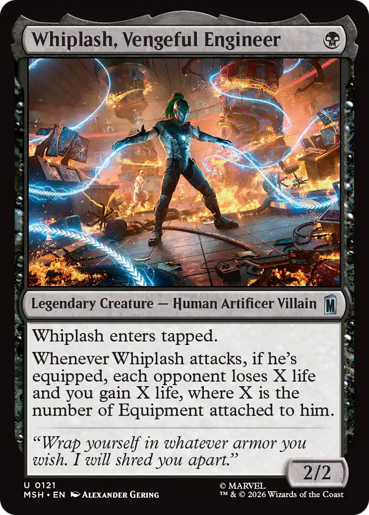Whiplash, Vengeful Engineer [Marvel Super Heroes] | Chromatic Games