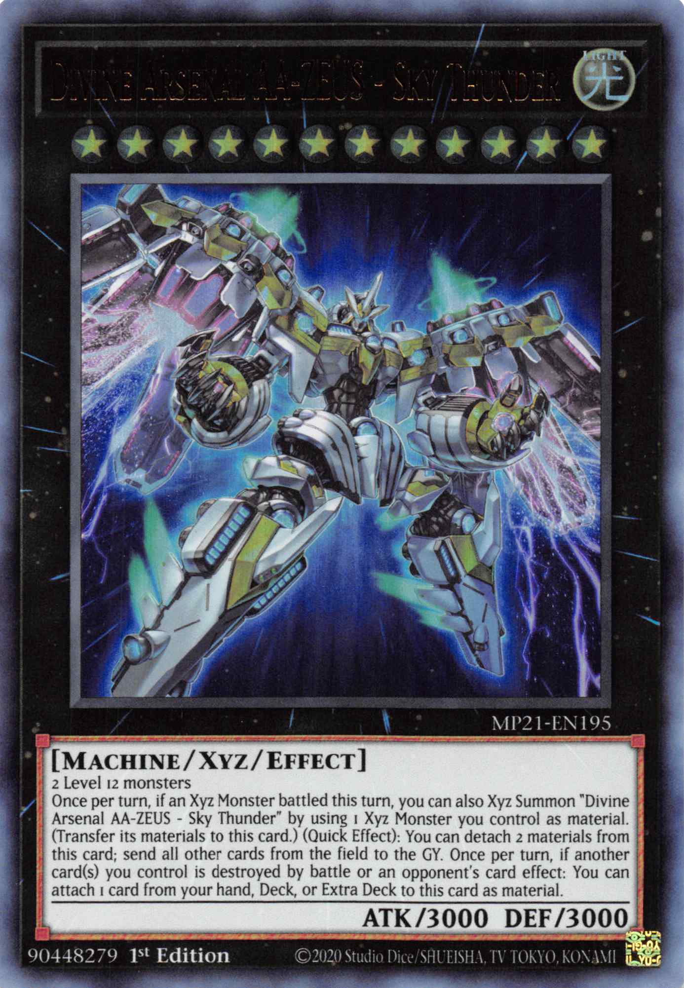 Divine Arsenal AA-ZEUS - Sky Thunder [MP21-EN195] Ultra Rare | Chromatic Games