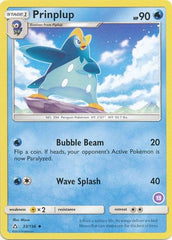 Prinplup (33/156) (Deck Exclusive #13) [Sun & Moon: Trainer Kit - Alolan Sandslash] | Chromatic Games