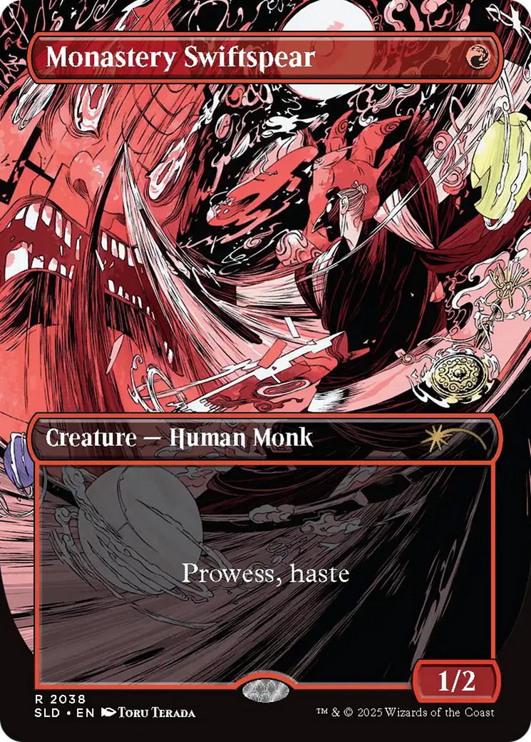 Monastery Swiftspear (2038) (Rainbow Foil) [Secret Lair Drop Series] | Chromatic Games