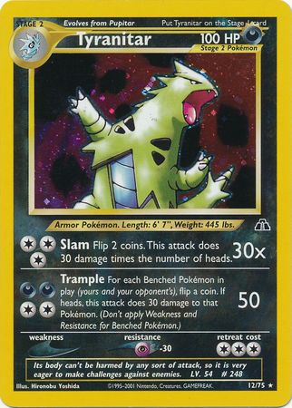 Tyranitar (12/75) [Neo Discovery Unlimited] | Chromatic Games