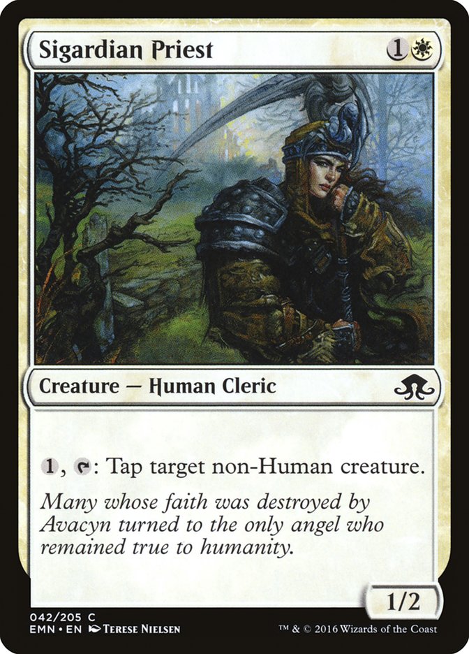 Sigardian Priest 42/205 (Eldritch Moon)  | Chromatic Games