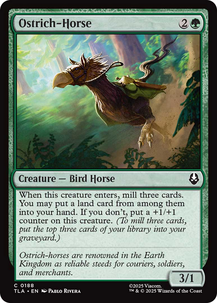 Ostrich-Horse [Avatar: The Last Airbender] | Chromatic Games