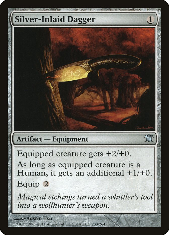 Silver-Inlaid Dagger 233/264 (Innistrad)  | Chromatic Games