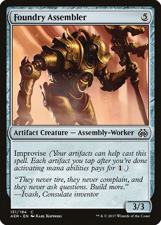 Foundry Assembler 151/184 (Aether Revolt)  | Chromatic Games