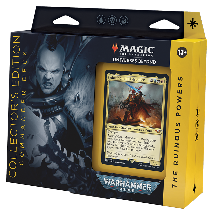 Warhammer 40,000 - Commander Deck (The Ruinous Powers - Collector's Edition) | Chromatic Games