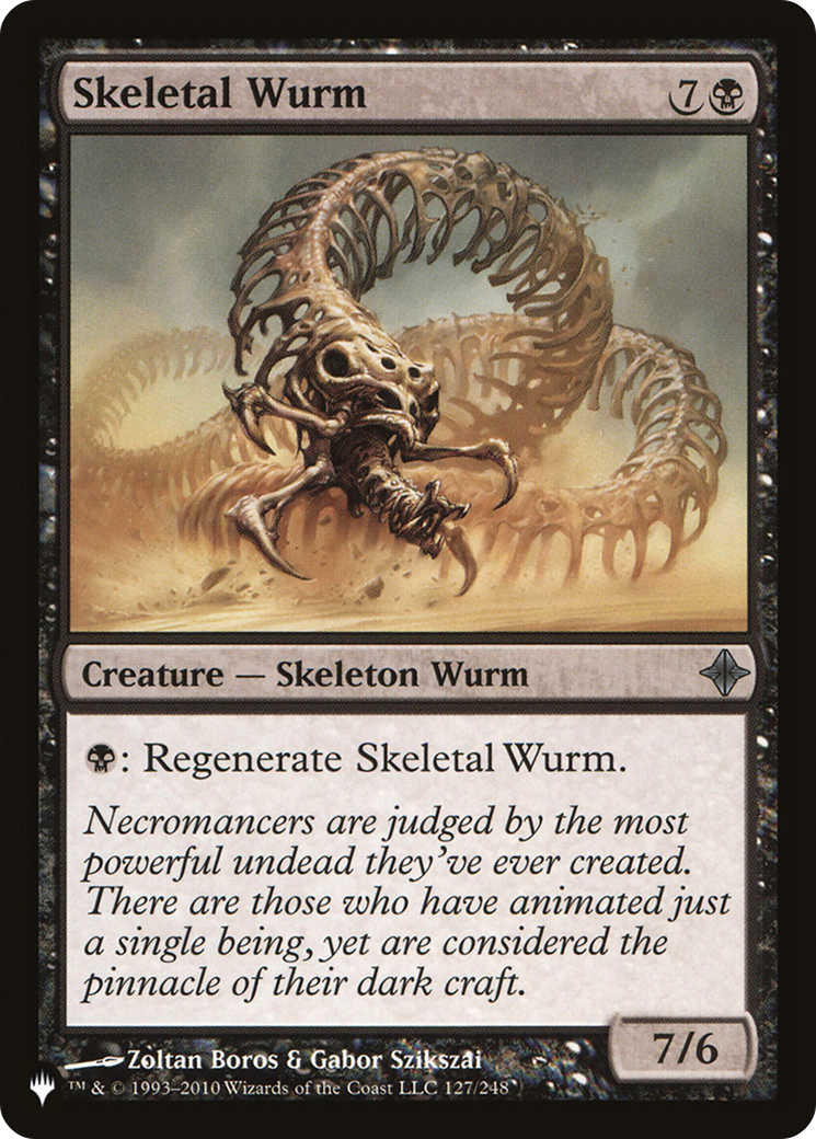 Skeletal Wurm [The List Reprints] | Chromatic Games