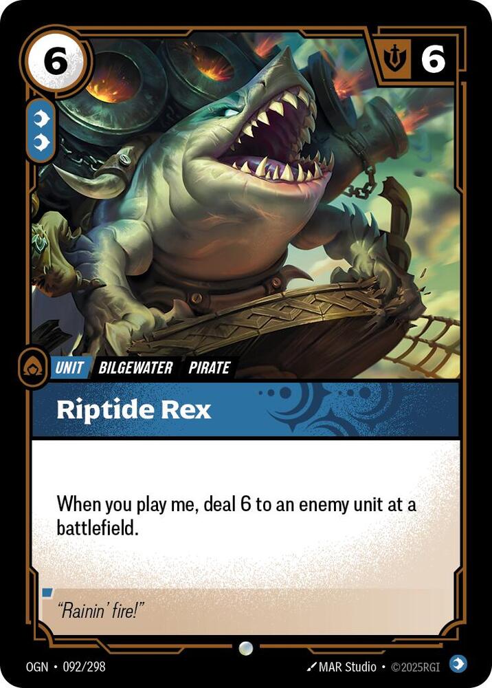 Riptide Rex 092/298 (Origins)  - Foil | Chromatic Games