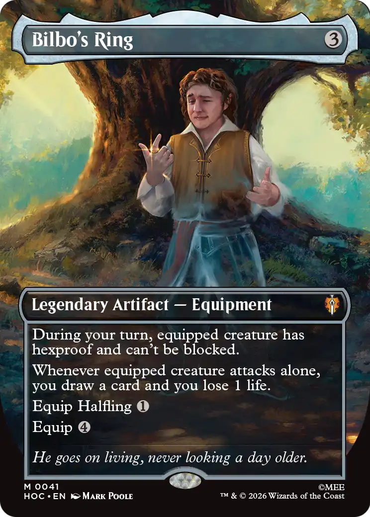 Bilbo's Ring (Borderless) [The Hobbit: Eternal-Legal] | Chromatic Games