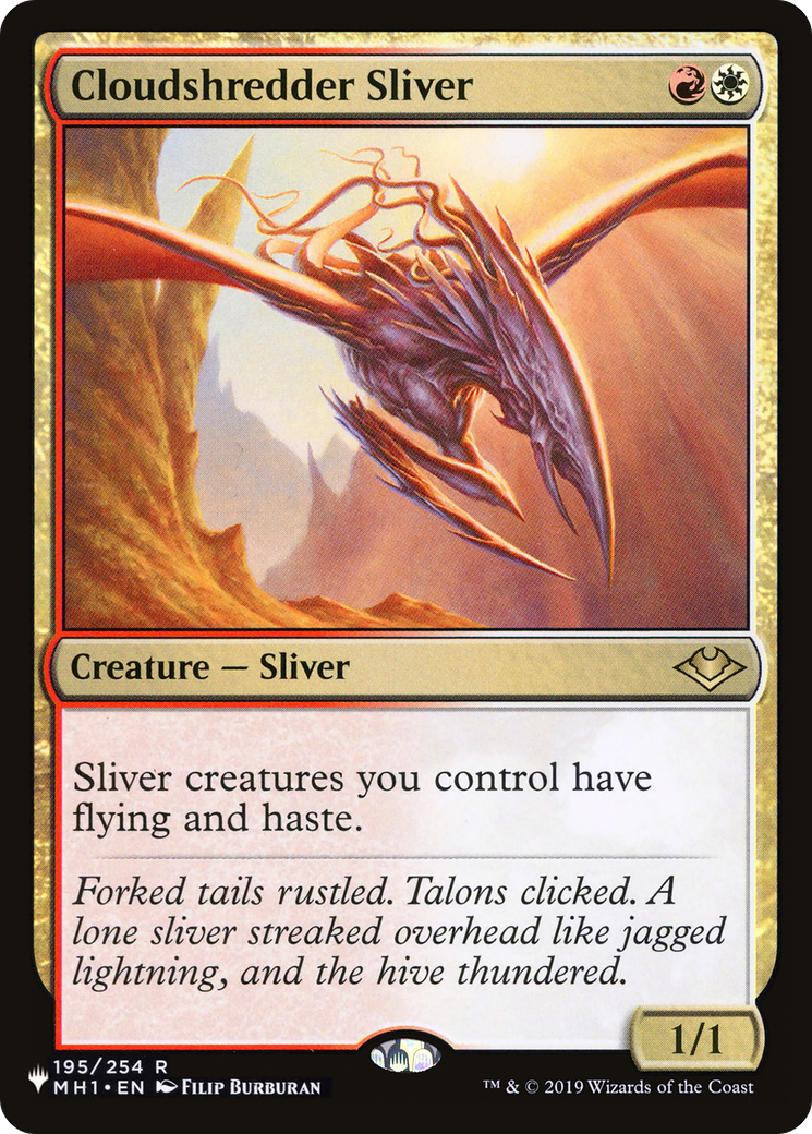 Cloudshredder Sliver (MH1) [The List] | Chromatic Games