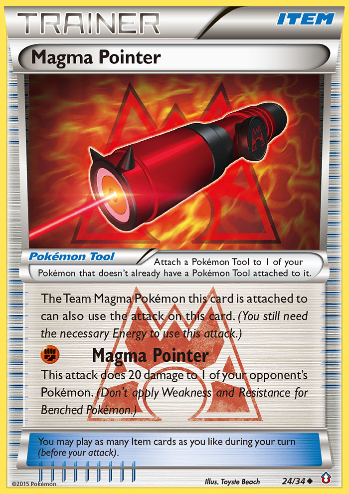 Magma Pointer (24/34) [XY: Double Crisis] | Chromatic Games