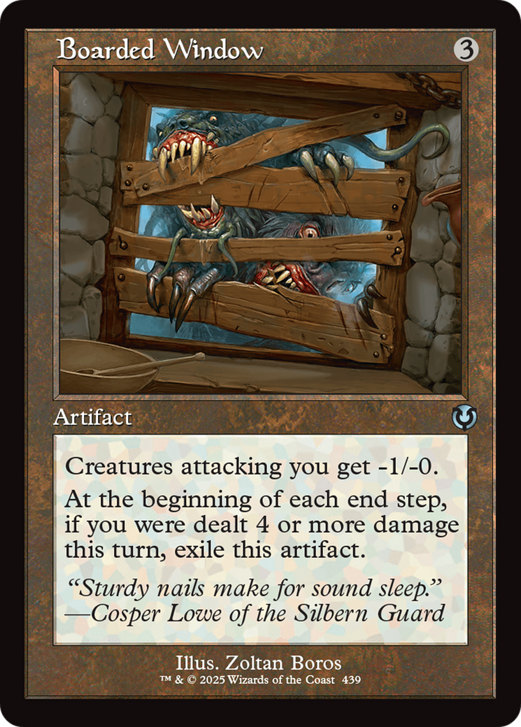 Boarded Window (Retro Frame) [Innistrad Remastered] | Chromatic Games