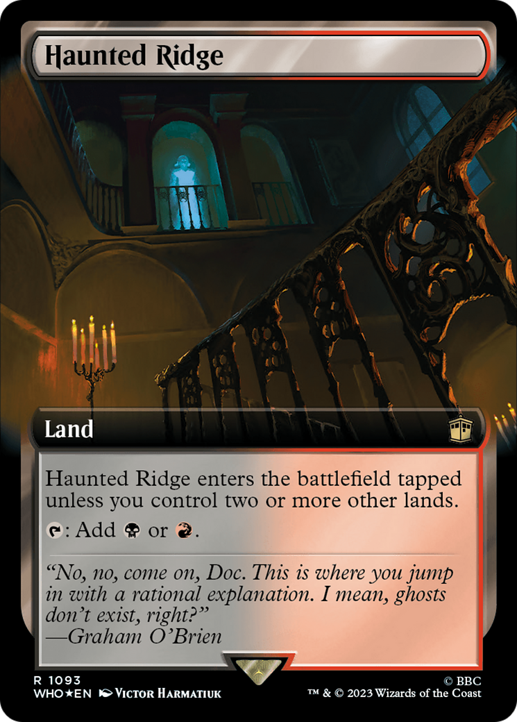 Haunted Ridge (Extended Art) (Surge Foil) [Doctor Who] | Chromatic Games