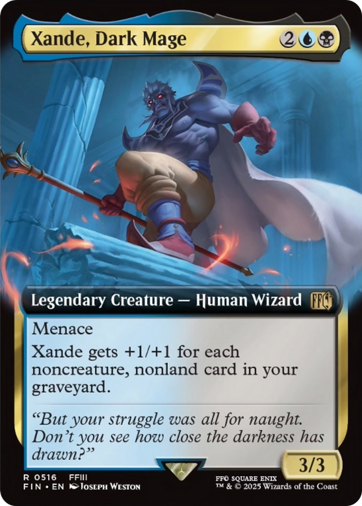 Xande, Dark Mage (Extended Art) [FINAL FANTASY] | Chromatic Games