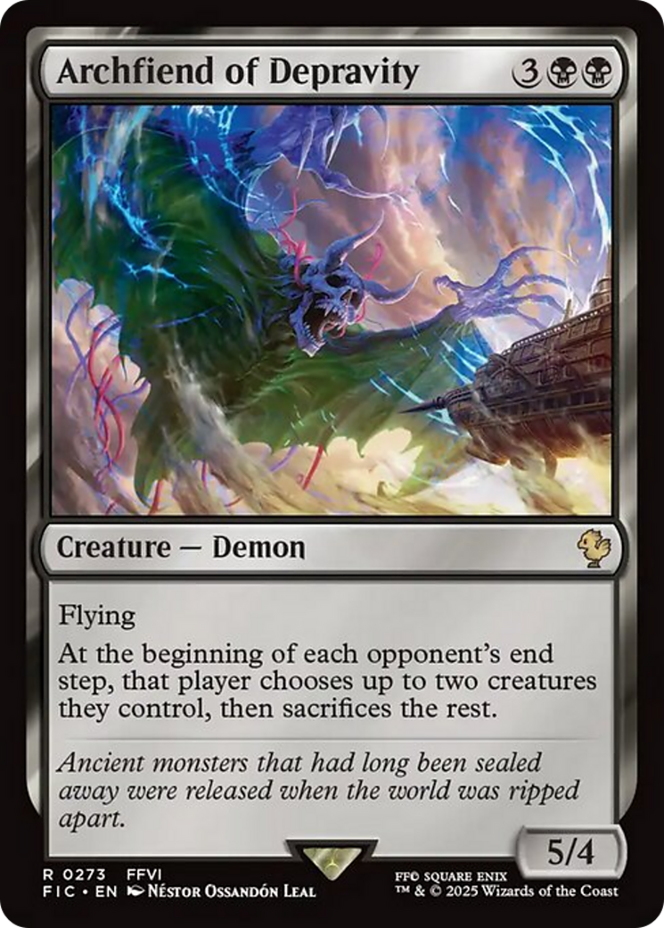 Archfiend of Depravity [FINAL FANTASY Commander] | Chromatic Games