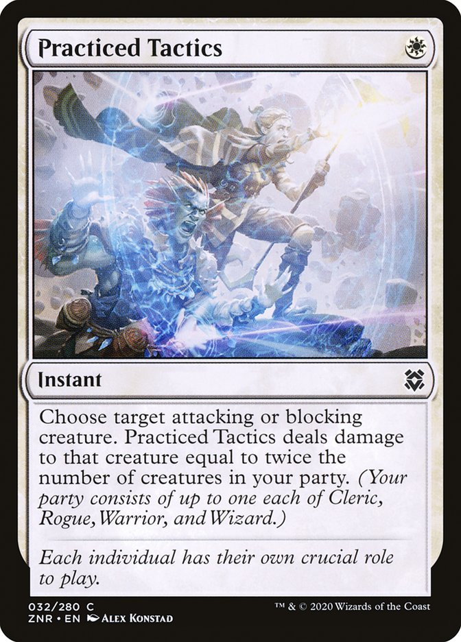 Practiced Tactics 32/280 (Zendikar Rising)  - Foil | Chromatic Games