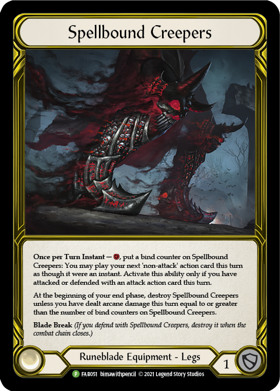 Spellbound Creepers (Golden) [FAB051] (Promo)  Cold Foil | Chromatic Games