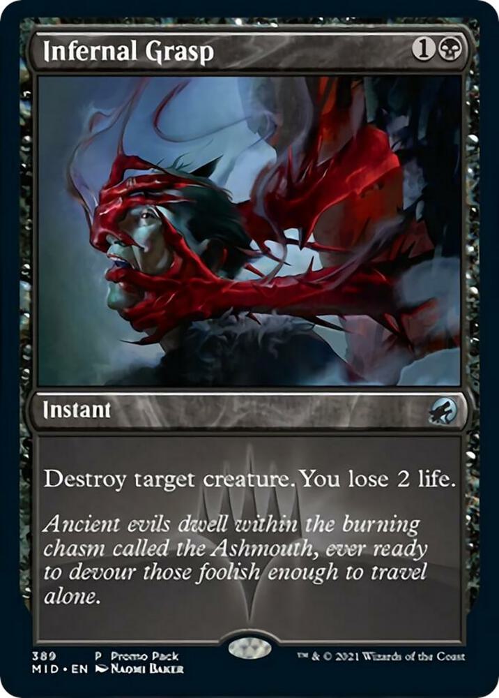 Infernal Grasp 389 (Promo Pack: Innistrad: Midnight Hunt)  | Chromatic Games