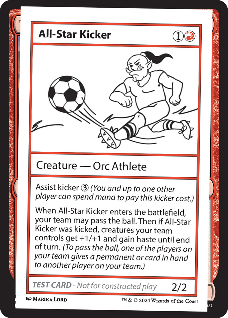 All-Star Kicker [Mystery Booster 2 Playtest Cards] | Chromatic Games