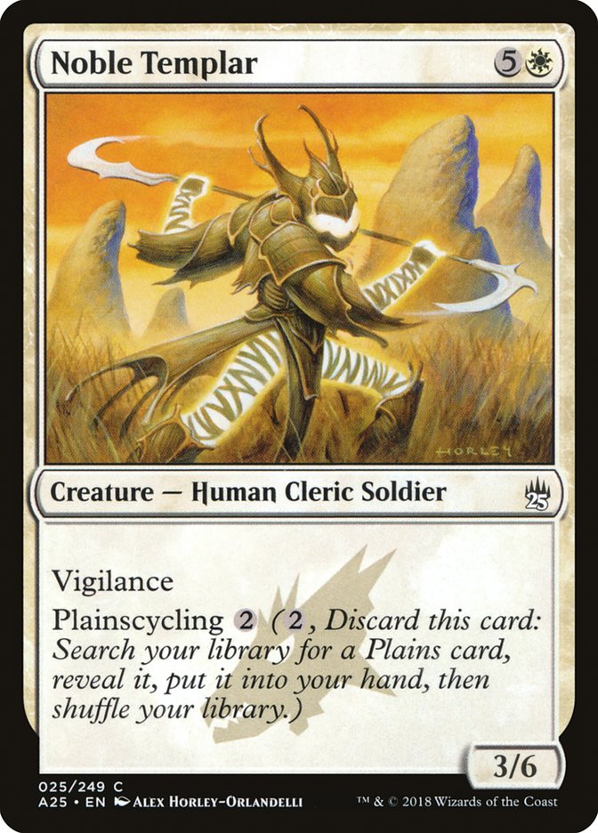 Noble Templar 25/249 (Masters 25)  - Foil | Chromatic Games