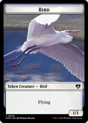 Copy (54) // Bird Double-Sided Token [Commander Masters Tokens] | Chromatic Games