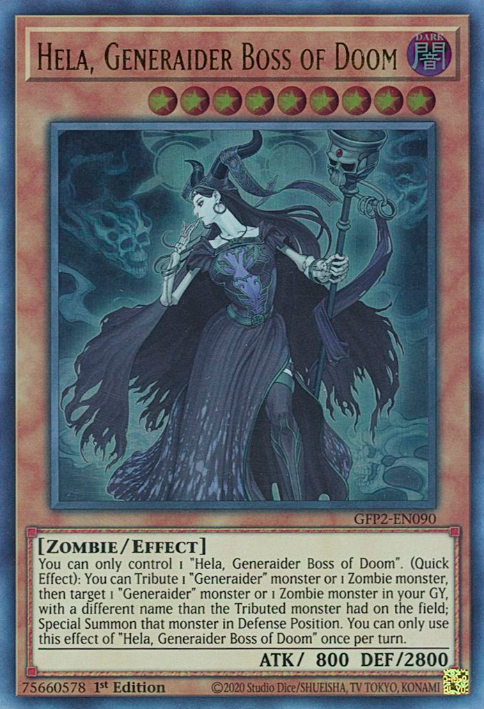 Hela, Generaider Boss of Doom [GFP2-EN090] Ultra Rare | Chromatic Games