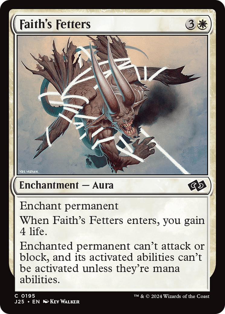 Faith's Fetters [Foundations Jumpstart] | Chromatic Games