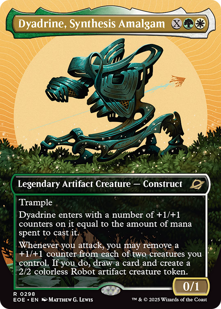 Dyadrine, Synthesis Amalgam (Borderless) [Edge of Eternities] | Chromatic Games