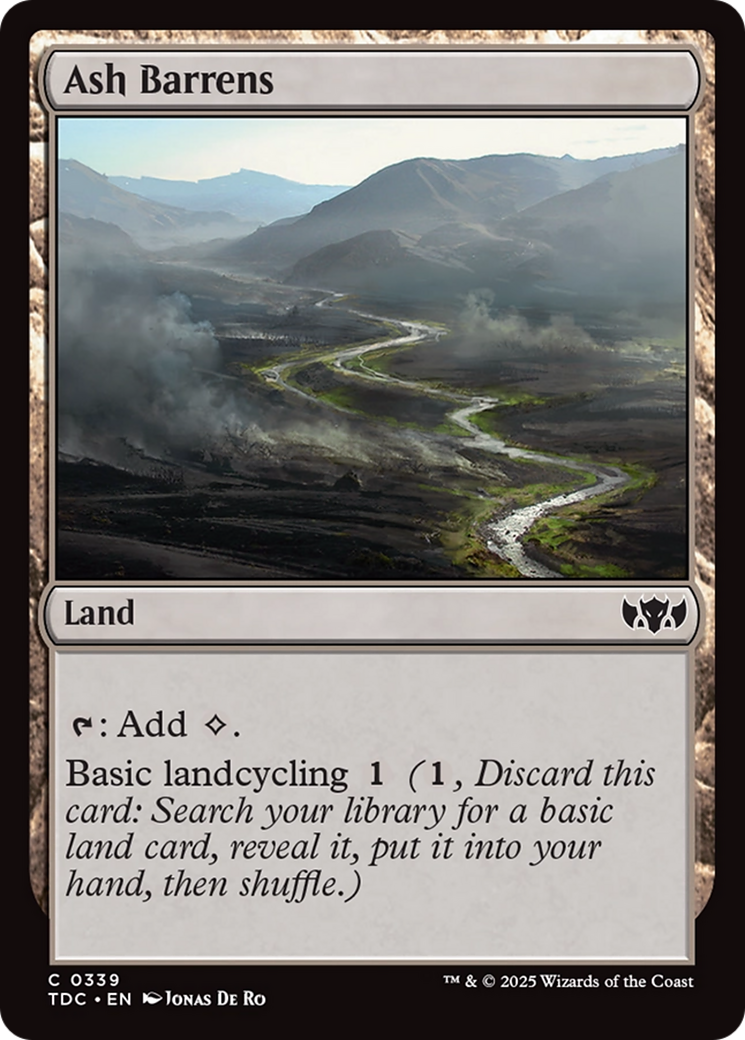 Ash Barrens [Tarkir: Dragonstorm Commander] | Chromatic Games