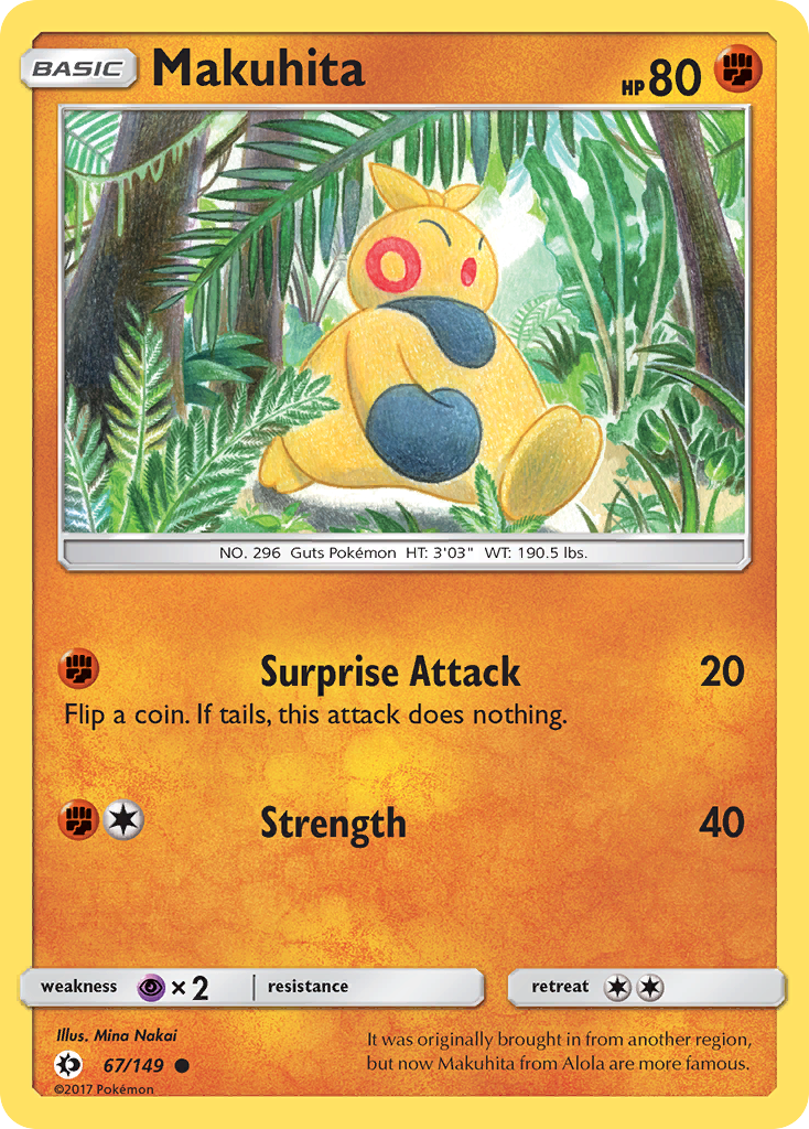 Makuhita (67/149) [Sun & Moon: Base Set] | Chromatic Games