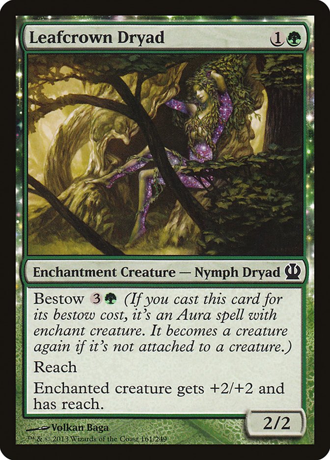 Leafcrown Dryad 161/249 (Theros)  | Chromatic Games