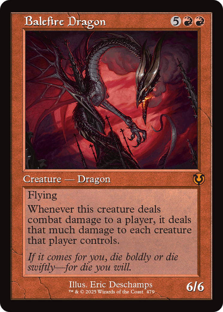 Balefire Dragon (Retro Frame) [Innistrad Remastered] | Chromatic Games