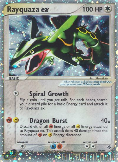 Rayquaza ex (97/97) [EX: Dragon] | Chromatic Games