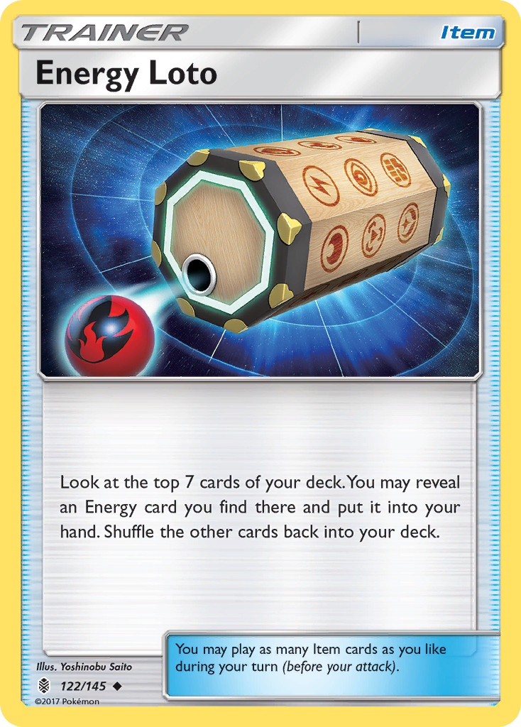 Energy Loto (122/145) [Sun & Moon: Guardians Rising] | Chromatic Games