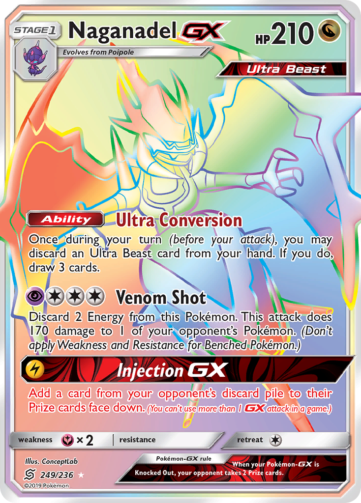 Naganadel GX (249/236) [Sun & Moon: Unified Minds] | Chromatic Games