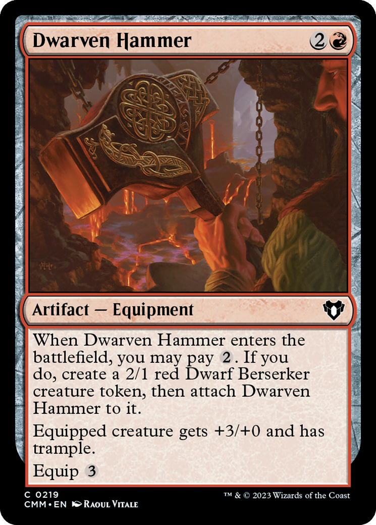 Dwarven Hammer [Commander Masters] | Chromatic Games