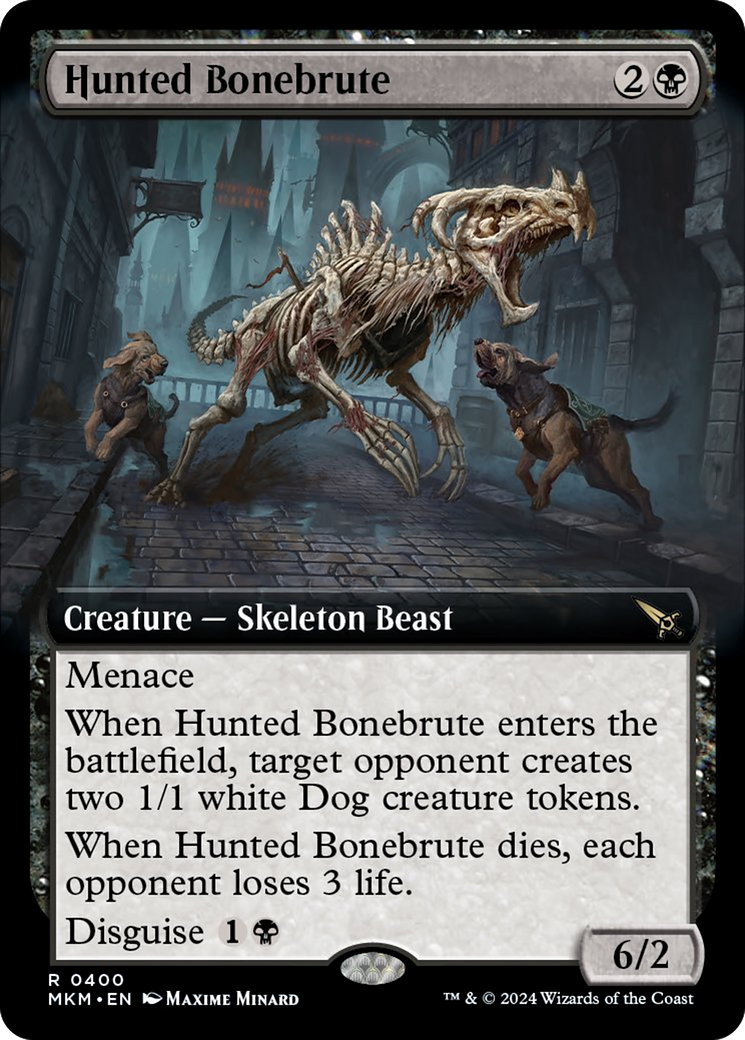 Hunted Bonebrute (Extended Art) [Murders at Karlov Manor] | Chromatic Games