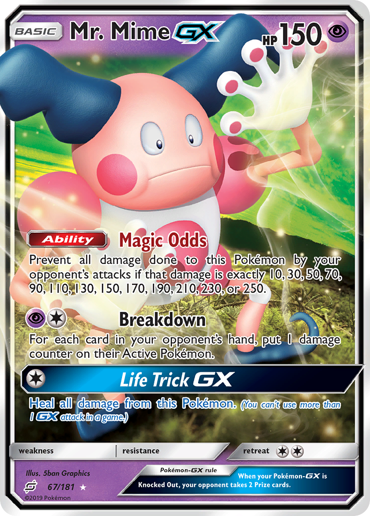 Mr. Mime GX (67/181) [Sun & Moon: Team Up] | Chromatic Games