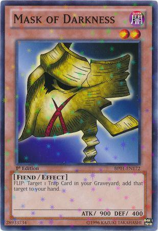 Mask of Darkness [BP01-EN172] Starfoil Rare | Chromatic Games