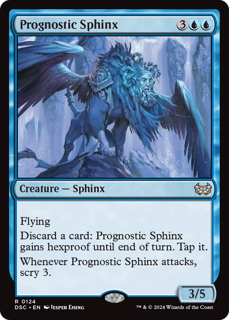 Prognostic Sphinx [Duskmourn: House of Horror Commander] | Chromatic Games