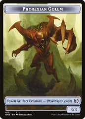 Phyrexian Goblin // Phyrexian Golem Double-Sided Token [Phyrexia: All Will Be One Tokens] | Chromatic Games